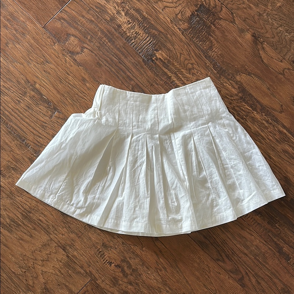 White Skort